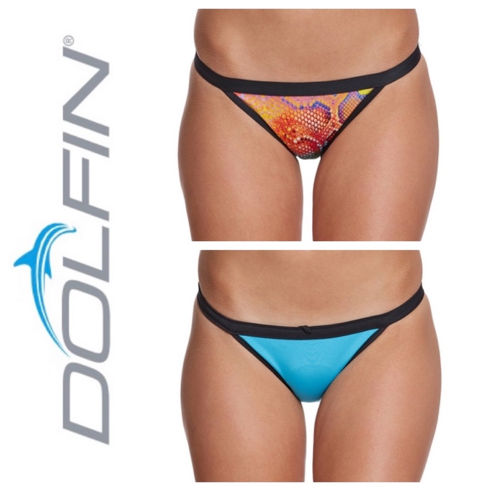 Dolfin Swimwear Bellas Reversible Swim Bottom, NWT